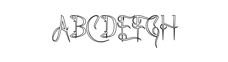 A Charming Font Outline  Free Fonts Download