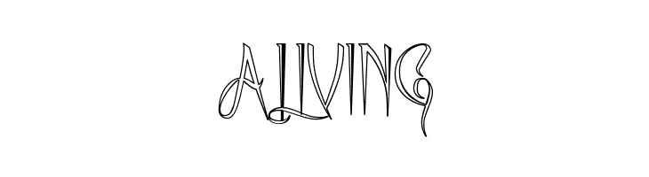 A Charming Font Outline  Free Fonts Download