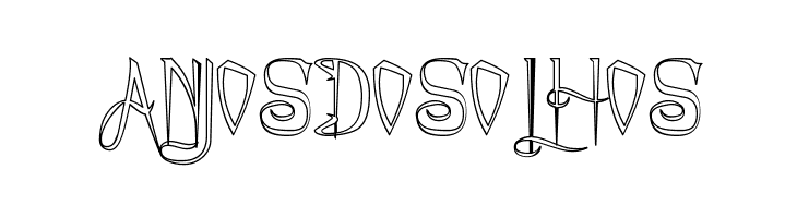 A Charming Font Outline  Free Fonts Download