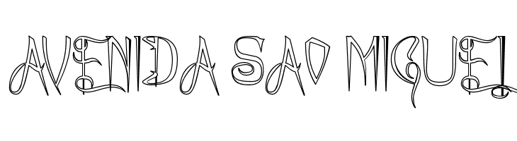 A Charming Font Outline  Free Fonts Download