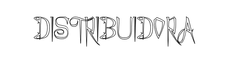 A Charming Font Outline  Free Fonts Download