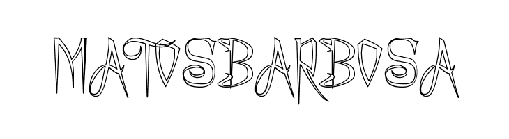 A Charming Font Outline  Free Fonts Download