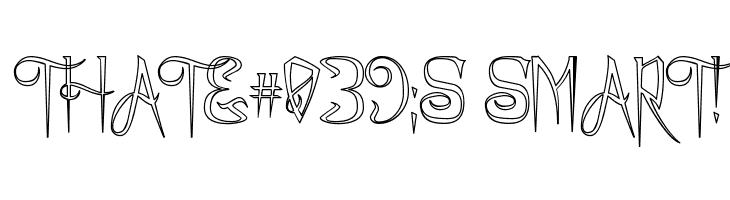 A Charming Font Outline  Free Fonts Download