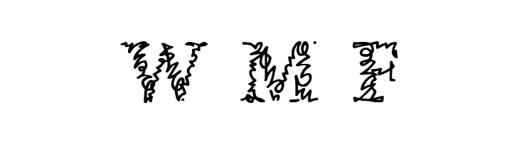 a Morris line  Free Fonts Download