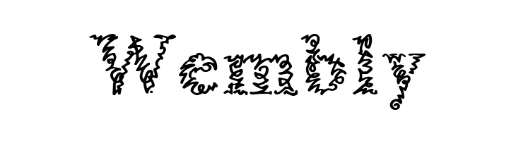 a Morris line  Free Fonts Download