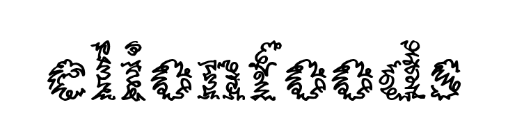 a Morris line  Free Fonts Download