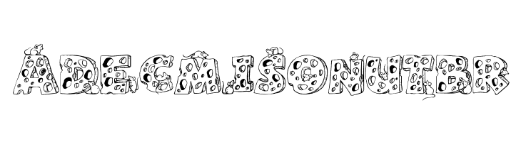 Cheese and Mouse  Free Fonts Download