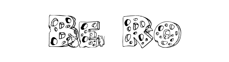 Cheese and Mouse  Free Fonts Download