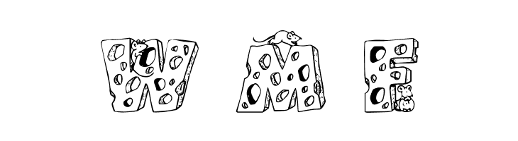 Cheese and Mouse  Free Fonts Download
