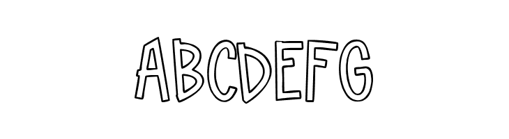 Hellofreeday Outline DEMO  Free Fonts Download