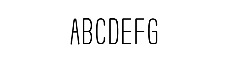 Usuazi Hosomozi  Free Fonts Download