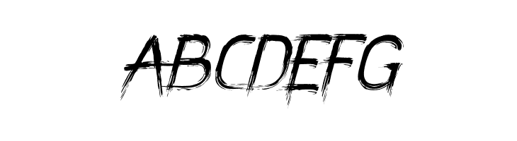 MiZTiX-Italic  Free Fonts Download