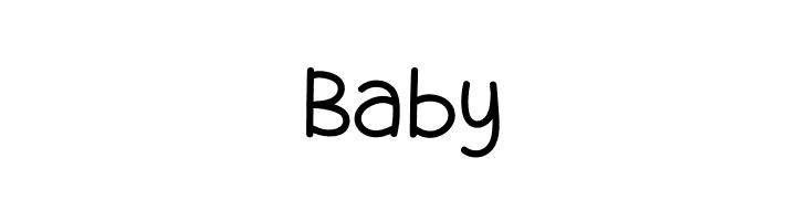 Baby Panda  Free Fonts Download