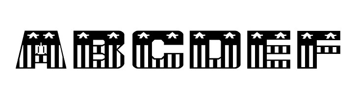 USA_Flag NormalA  Free Fonts Download