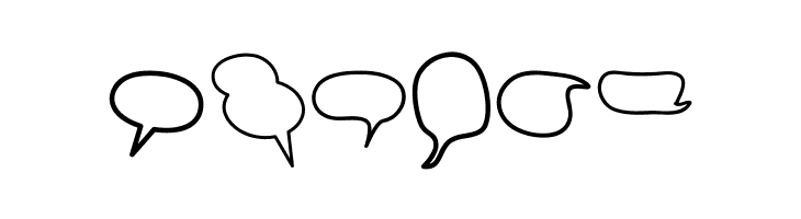 Alin Speech Bubbles 2  Free Fonts Download
