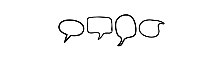 Alin Speech Bubbles 2  Free Fonts Download