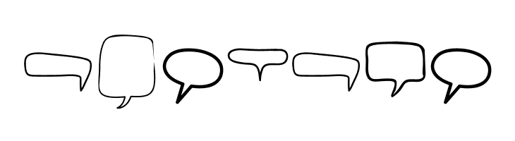 Alin Speech Bubbles 2  Free Fonts Download