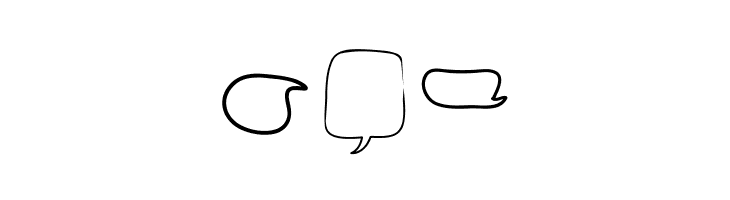 Alin Speech Bubbles 2  Free Fonts Download