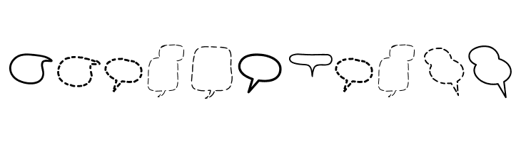 Alin Speech Bubbles 2  Free Fonts Download