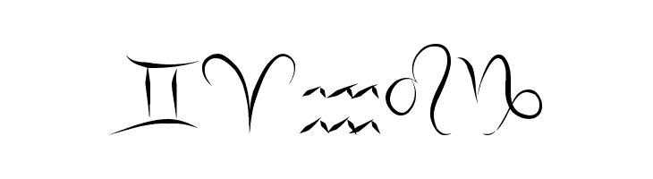 zodiac  Free Fonts Download