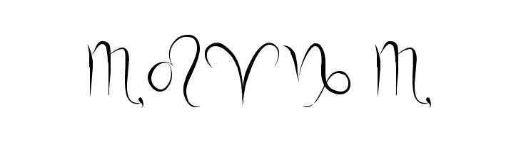 zodiac  Free Fonts Download