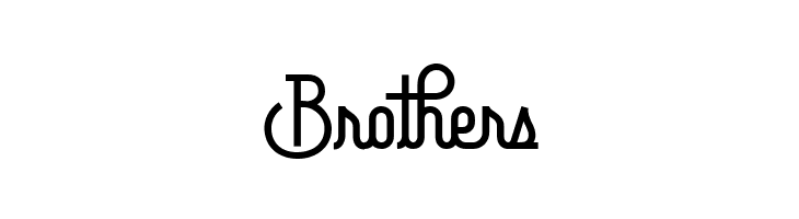 Brotherline  Free Fonts Download