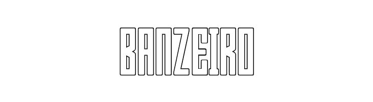 Bumpers 03 outline Regular  Free Fonts Download