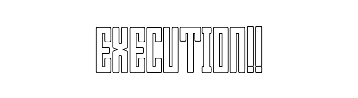 Bumpers 03 outline Regular  Free Fonts Download