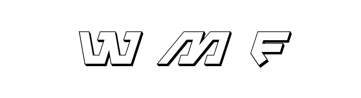 Metal Storm 3D Italic  Free Fonts Download