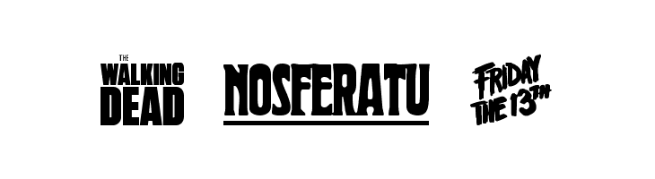 Scary Movie Gallery  Free Fonts Download