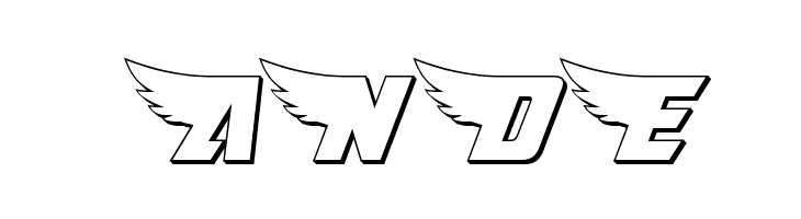 American Kestrel 3D  Free Fonts Download