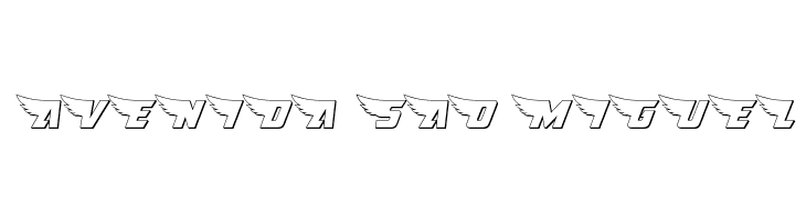 American Kestrel 3D  Free Fonts Download