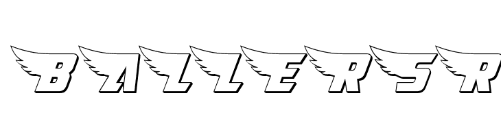 American Kestrel 3D  Free Fonts Download