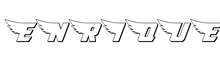 American Kestrel 3D  Free Fonts Download