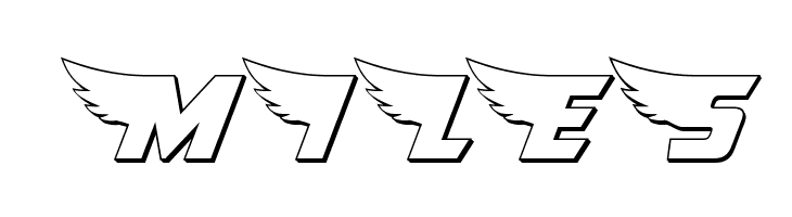 American Kestrel 3D  Free Fonts Download