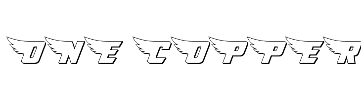 American Kestrel 3D  Free Fonts Download