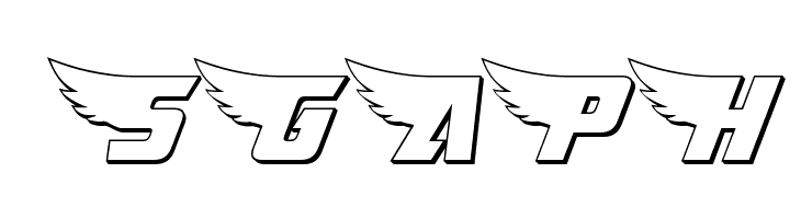 American Kestrel 3D  Free Fonts Download