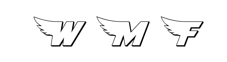 American Kestrel 3D  Free Fonts Download