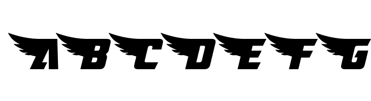 American Kestrel Semi-Straight  Free Fonts Download