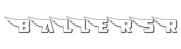 American Kestrel Straight 3D  Free Fonts Download