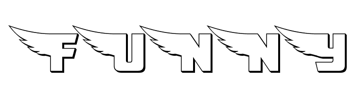 American Kestrel Straight 3D  Free Fonts Download