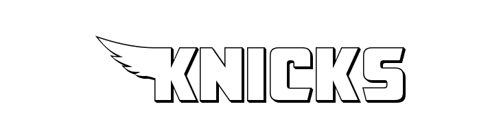 American Kestrel Straight 3D  Free Fonts Download