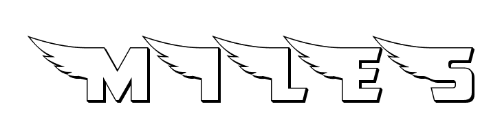 American Kestrel Straight 3D  Free Fonts Download