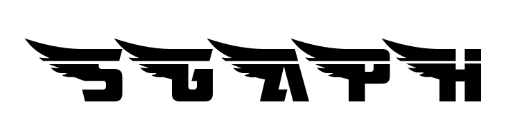 American Kestrel Straight Laser  Free Fonts Download