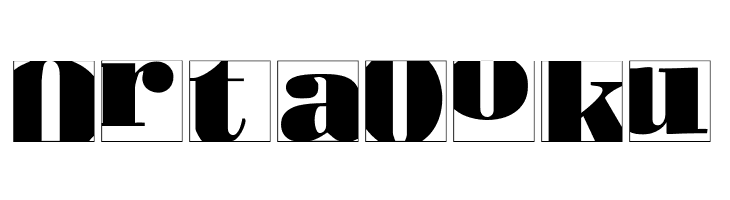 BodoblackSquaresInvers  Free Fonts Download