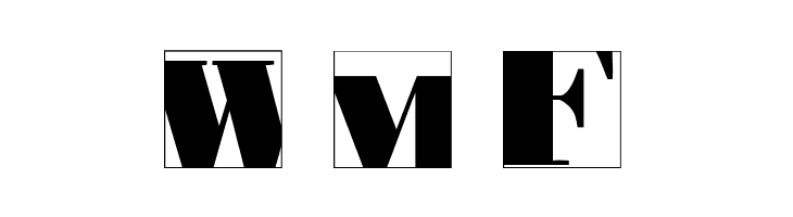 BodoblackSquaresInvers  Free Fonts Download