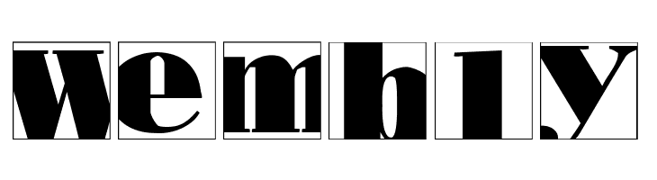 BodoblackSquaresInvers  Free Fonts Download