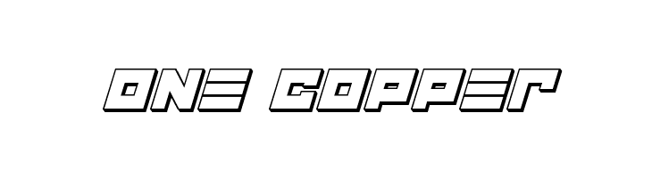 Flight Corps 3D Italic  Free Fonts Download