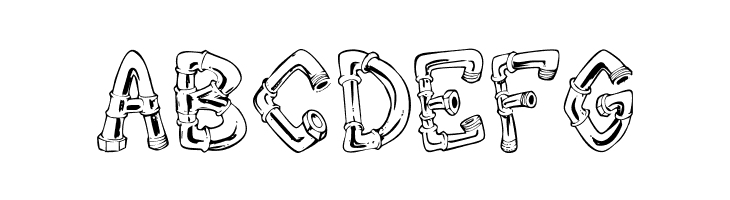 Down the Drain  Free Fonts Download