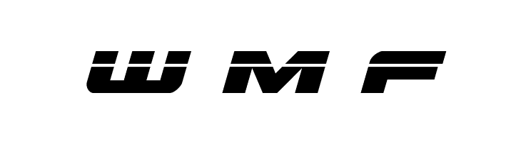 Predataur Laser Italic  Free Fonts Download